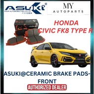 HONDA CIVIC FK6/FK8 TYPE R - ASUKI *Ceramic* Brake Pad - Depan/Front SET(4PCS)
