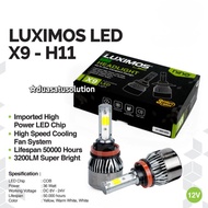 Car LED Luminos ECO9 X9 H11 30W 3 Colors - Led Headlamp foglamp