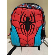 Preloved smiggle spiderman elementary school bag for boys