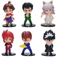 YUYU Hakusho figures Urameshi Yuusuke hiei Koenma model kit 6pcs/set