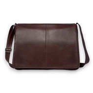 Leatheraft MAVERICK Business Full Grain Leather Messenger Bag(Brown) 16.5"x12"x4"