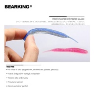 BEARKING 10cm 2.7g 10pcs/bag Sexy Impact Soft Lures Fishing Artificial Silicone Bass Pike Minnow Swi