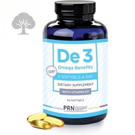 PRN De3 Dry Eye Ultra Pure rTG Omega 3 – Support for Dry Eyes - 2240mg EPA & DHA – New & Improved-Bu