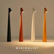 Designer Desk Lamp, Light Luxury Reading Desk Lamp, Charging Desktop Ambient Light, Bedroom Bedside 