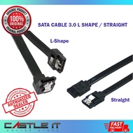 VC Cable SATA III 3 SATA3 45CM CA268 SATA3 Sata to Sata for HDD SSD Straight / L-Shape RED 40CM