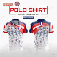 SK Sublimation Polo Shirt Full Sublimation for Men Short Sleeve