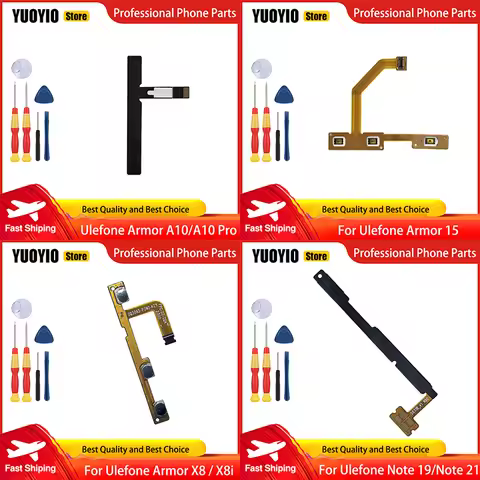 Power on/Off+Volume FPC For Ulefone Armor X8 Armor 12 Armor 15 Armor A10 Pro Armor A11 Pro Note 19/2
