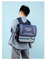 Balo Học Sinh Tiểu Học nhiều ngăn Lớp 2 đến lớp 5 - Bé Trai - Chống Gù - Chống Nước - Phản Quang cặp