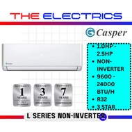 CASPER 1.0HP 1.5HP 2.0HP 2.5HP NON-INVERTER AIR CONDITIONER LC-09FS36 LC-12FS36 LC-18FS36 LC-24FS36 