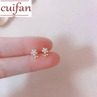 hikaw silver 925 original South China Sea Pearl Small Flower Earnail for girls kids earrings hypoall