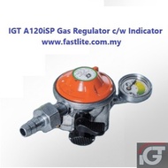 IGT Gas Regulator A120isp c/w Indicator Gauge With Safety Lock