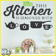 IFFIN Removable PVC Wall Sticker, 11.81 x 20.47in black Cartoon Wall Sticker, Room Style Upgrade Sel