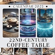 22nd-century Coffee Table Calendar 2025: 12 Months 2025 Jan to Dec with Holidays, Including 12 Photo