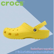 【รับประกันของแท้ 100%】CROCS CLASSIC CLOG Men's and Women's SANDALS 10001รองเท้าแตะและรองเท้าแตะระบายอากาศกันลื่น