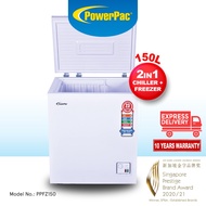 PowerPac Chest Freezer 150L CFC Free, Chiller & Freezer (PPFZ150)