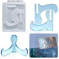 (JIE YUAN)DIY Crystal Epoxy Resin Mold Assembly Mobile Phone Table Bracket Silicone Mould