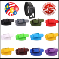 [Airport Friendly] Quality Plastic Buckle Silicone Belt Tali Pinggang Mudah Airport