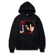 Japanese Anime Naruto Sasuke Hoodies Men Cartoon Uchiha Itachi Sasuke Fight Scene Costume Sweatshirts Hip Hop Clothes
