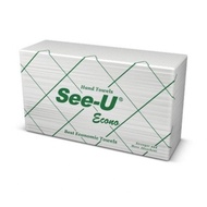 HIJAU See-U Tissue See U Hand Towel Economy Green Green Hand Wash