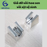 Shower rack, toilet spray nozzle made of ABS plastic covered with square chrome, super cheap price Q