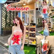 7days Clothing-Summer top Hibiscus Floral Shirt
