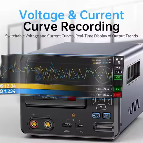 FNIRSI IPS3608 Adjustable DC Power Supply 36V 8A 285W Lab Bench Power Supply Voltage and Current Reg