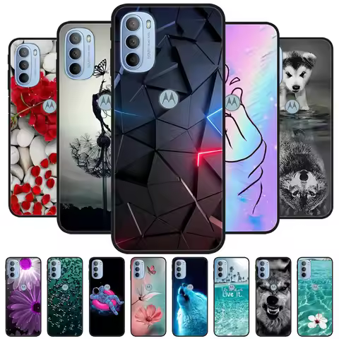 Phone Cover For Motorola Moto G31 Case Silicone Black Bumper Soft TPU Coque for Moto G41 G31 G51 5G 