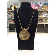 OXIDISED JEWELLERY NECKLACE ( GOLD )