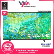 [Free Installation within Klang Valley Area] 2023 NEW Samsung CU8000 50 INCH 4K UHD Smart TV UA50CU8