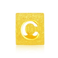 CHOW TAI FOOK 周大福 999.9 Pure Gold Alphabet C Charm F189546