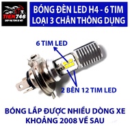 3-pin H4 LED front light bulb, installed for Rs, Rsx, Ws, Ws110, Fu, Sirius, Novuo, and many car mod