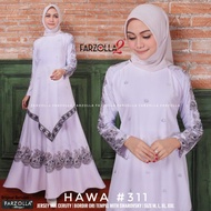Jubah muslimah Wanita/ Abaya Wanita/ Muslim fashion terbaru 2022 Hawa 311 abaya turkey putih ori by Farzolla
