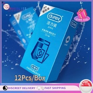 SG Seller Durex Condoms /JEANS12Pcs Sex Toys for Adults Sleeve for Penis Jeans Extra Lubricated Natural Rubber Condom