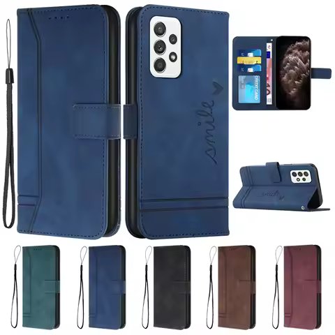 For Samsung Galaxy A13 Case A 13 SM-A135F Capa Leather Wallet Flip Book Cover for Samsung A13 A23 A 