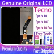 Original Fit for Tecno Spark 10 4G 5G Spark 10C Spark 10 Pro LCD Display Touch Screen Replacement