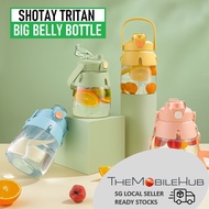 Shotay Big Belly Tritan 1000ml BPA Free Water Bottle Drinking Cup Hot and Cold