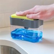 385ml automatic soap dispenser bottle for liquid, soap kitchen sponge, soap dispenser sponge dispe