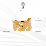 najewelry GOLDEN FOGLIE CUFF BRACELET