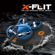 JJRC 3 In 1 Mini Remote Control Boat Vehicle Flying Drone Land Driving Boat Drone Quadcopters Helico