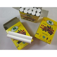 KAPUR TULIS CAP KETAM WHITE SCHOOL CHALK 10PCs / BOX 白色粉笔