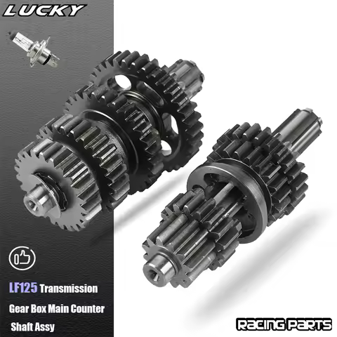 For Lifan 125 1P52FMI Horizontal Engine Kayo BSE 125cc Transmission Gear Box Main Counter Shaft Assy