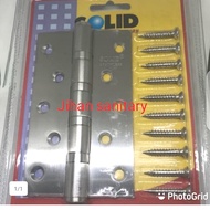 Solid Hinge EK18 5"x 3mm 4BB US32D