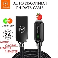 MCDODO CA-5262 Auto Power Off iPH Data Cable 2A Cable Over Charging Protection For Phone Auto Cut Of