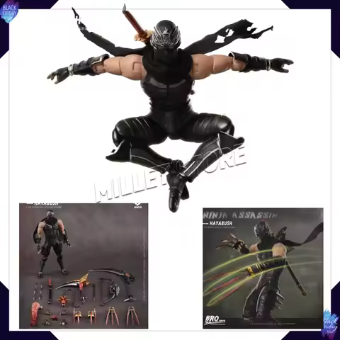 Brotoys LR010 1/12 Ninja Gaiden Ryu Hayabusa Ninja Assassin Falcon Hayabusa Anime Model Toys for Boy