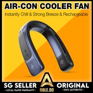 GXM Portable Neck Air-con Cooler Fan Triple-core Powerful Cooling Breeze 3000mAh TEC Technology Instantly Chill 360° Sur