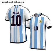 *Sunshineshop 2022 World Cup new Argena jersey No. 10 Messi French football jersey .