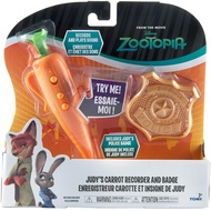 New Zootopia JudyS Carrot Recorder And Badge ChildrenS Toy Voice Recorder Christmas Gifts For Kids
