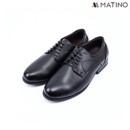 MATINO SHOES รองเท้าชายคัทชูหนังแท้ รุ่น MC/B 1161 - BLACK