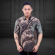 BAJU KEMEJA BATIK PRIA TERBARU 2023 LENGAN PENDEK BUAT KONDANGAN BAJU BATIK ORANG TUA DEWASA PENDEK 