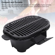 LIXADA Hibachi Grill Outdoor Small Portable Charcoal Grill Cast Iron Japanese Yakitori Camping Grill